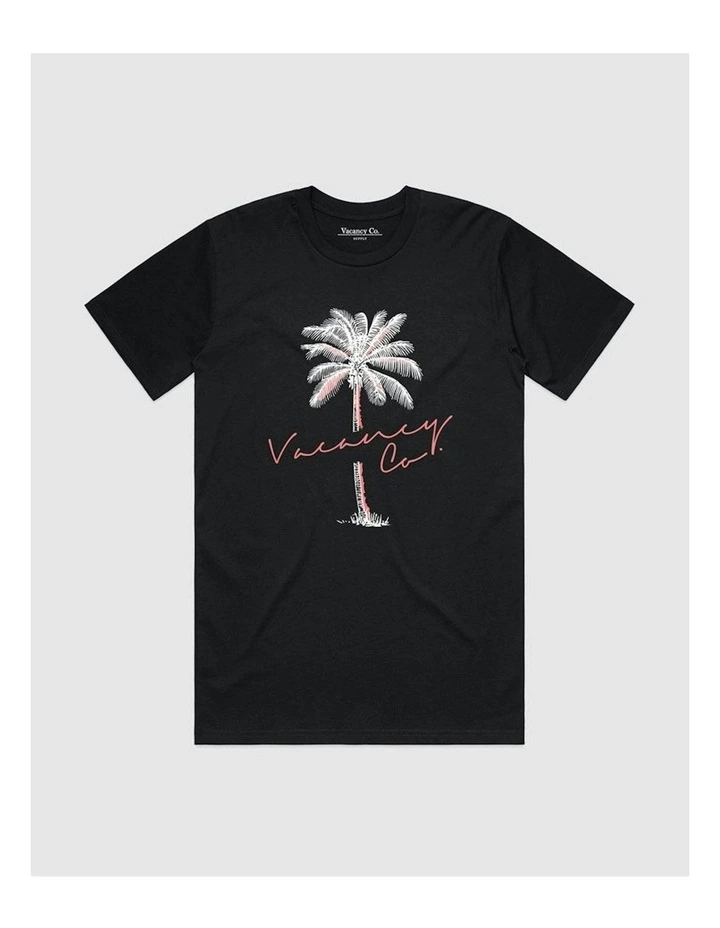 Tropical Tee in Black image 1