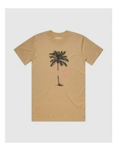 Tropical Tee in Beige