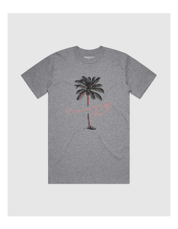 Tropical Tee in Grey image 1