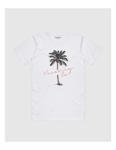 Tropical Tee in White