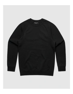 Vacant Crewneck Sweater in Black