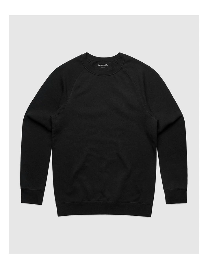 Vacant Crewneck Sweater in Black image 1