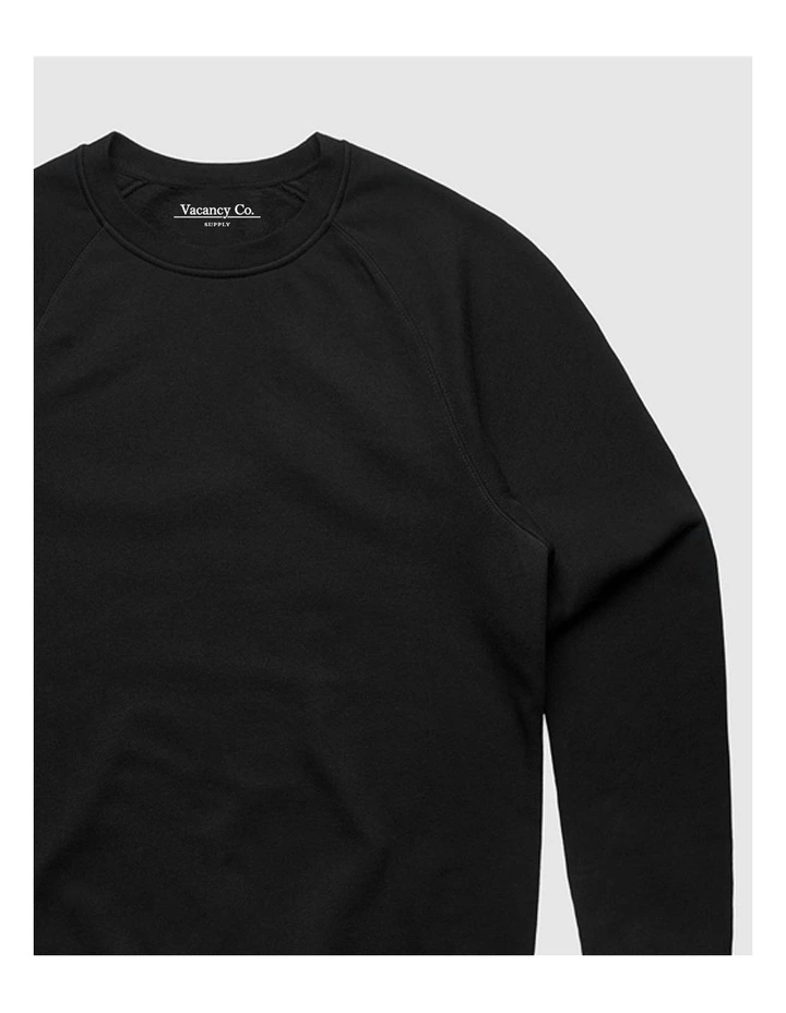Vacant Crewneck Sweater in Black image 2