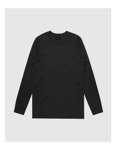 Vacant Long Sleeve T-shirt in Black