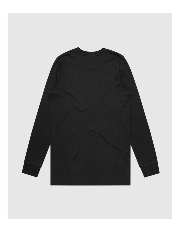 Vacant Long Sleeve T-shirt in Black image 3