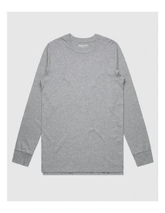 Vacant Long Sleeve T-shirt in Grey