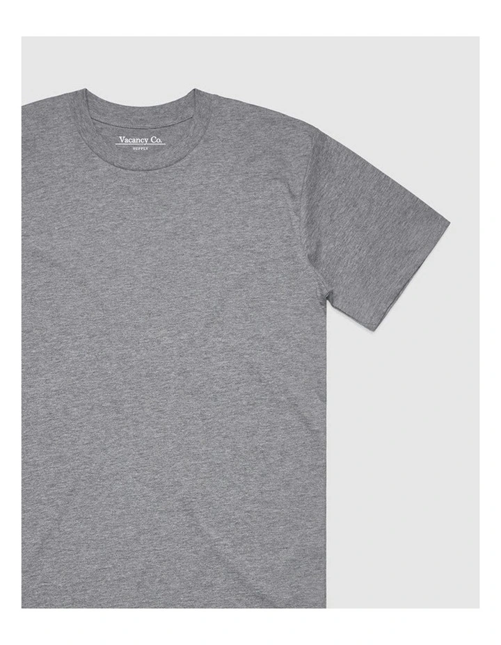 Vacant Tee in Grey image 2