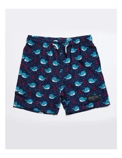 Whaley Awesome Swim Shorts in Ink
