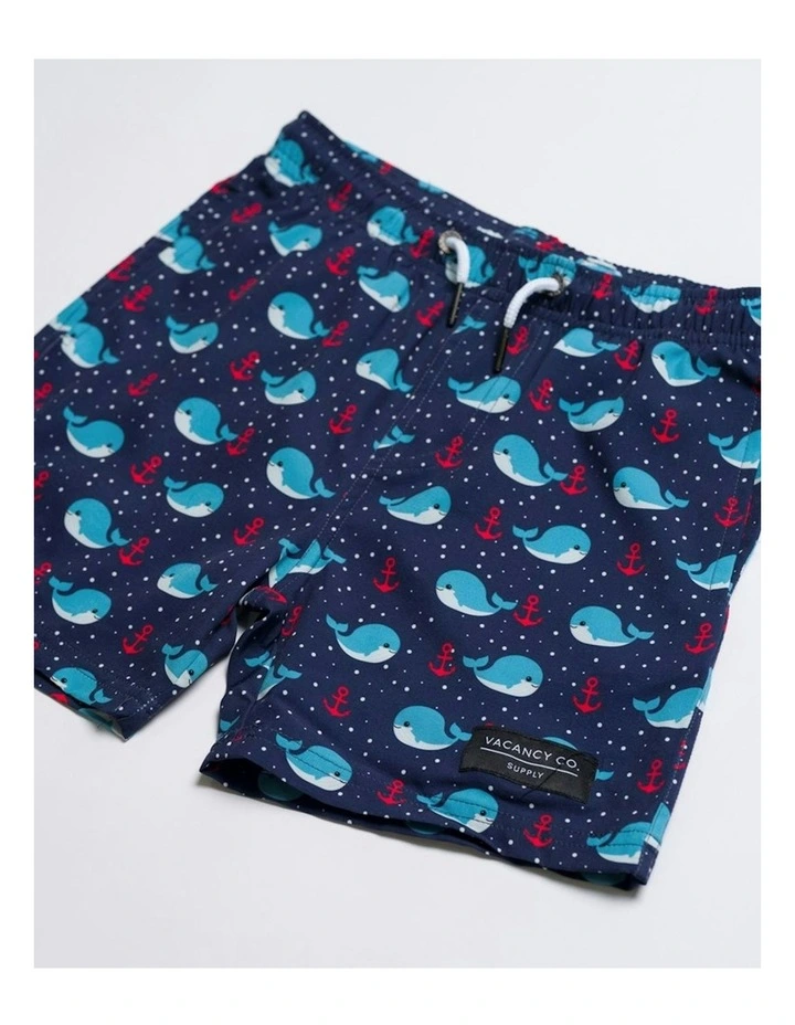 Whaley Awesome Swim Shorts in Ink image 3