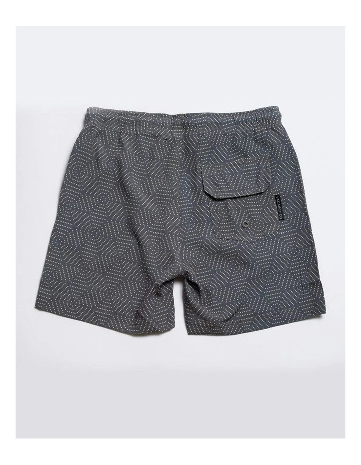 Aztek Swim Shorts in Grey image 2