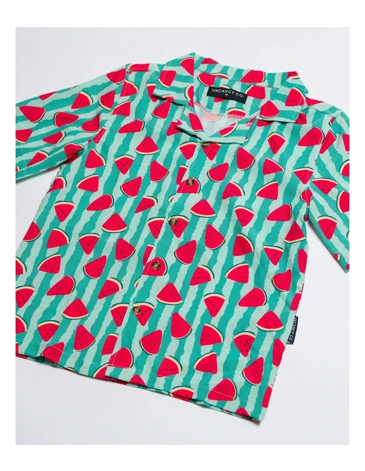 Melon Dress Shirt in Green image 3