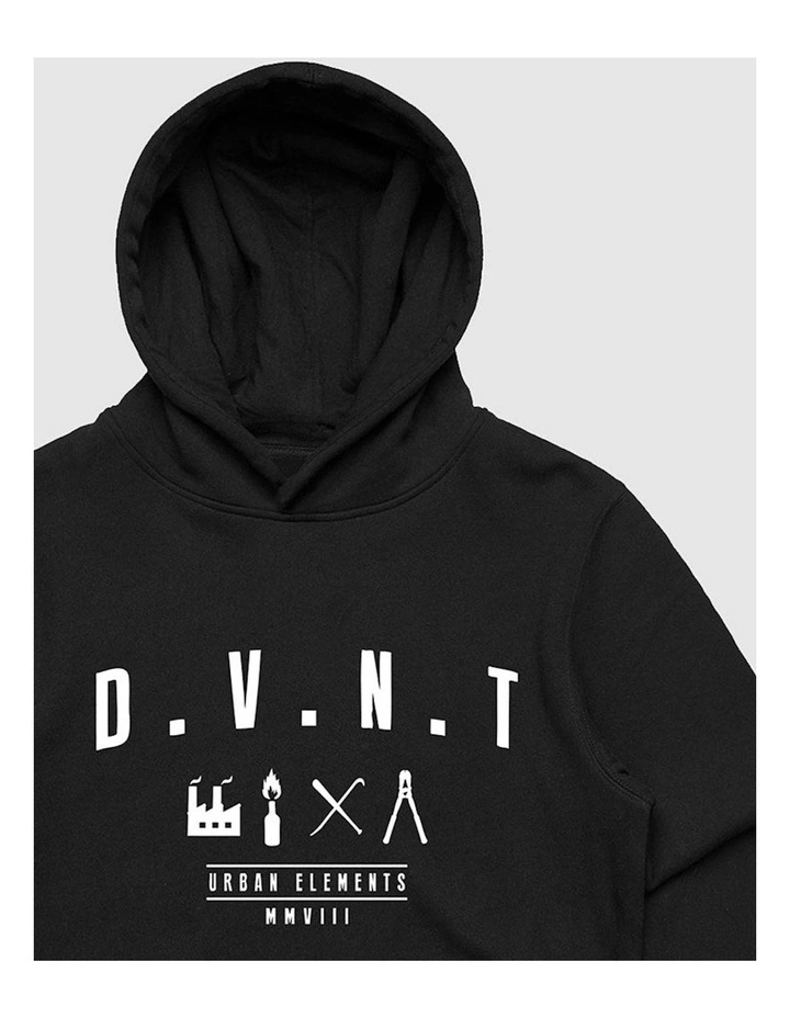 Urban Elements Youth Hoodie in Black image 3