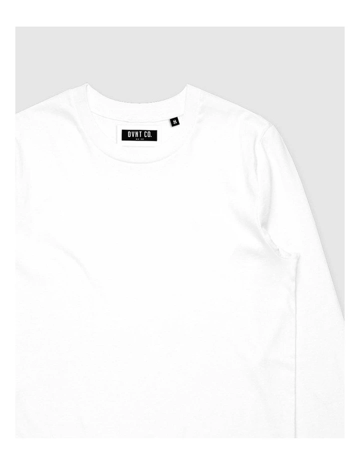 Devoid Long Sleeve T-shirt in White image 2
