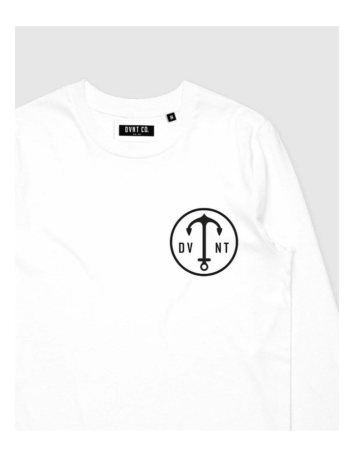 Dive Deep Long Sleeve Youth in White image 3