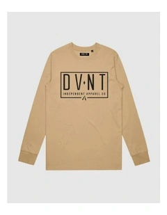 Esquire Long Sleeve Youth T-shirt in Camel