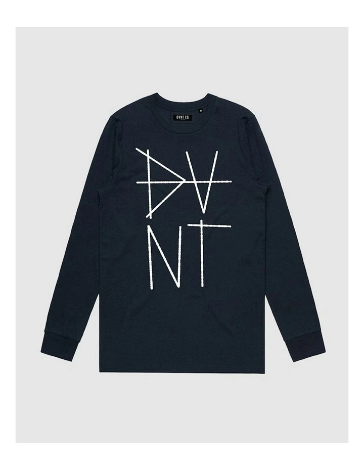 Scratch Long Sleeve Youth T-Shirt in Ink image 1