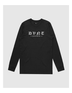 Worldwide Long Sleeve Youth T-Shirt in Black