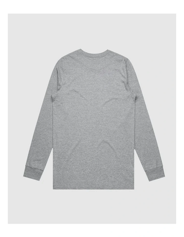 Worldwide Long Sleeve Youth T-Shirt in Grey Marle image 2