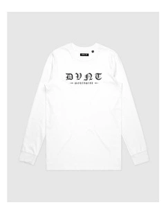 Worldwide Long Sleeve Youth T-Shirt in White