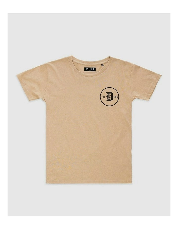 Clean Classic Tee in Beige image 1