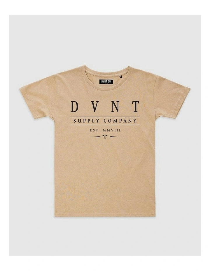 Deluxe Tee in Beige image 1