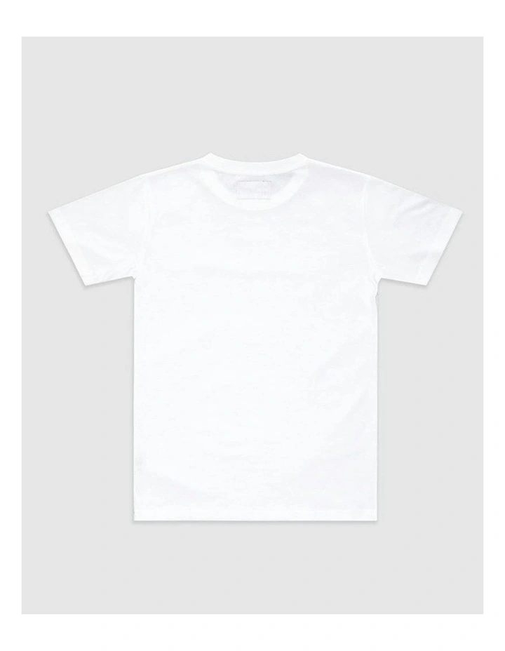 Dive Deep Tee in White image 2