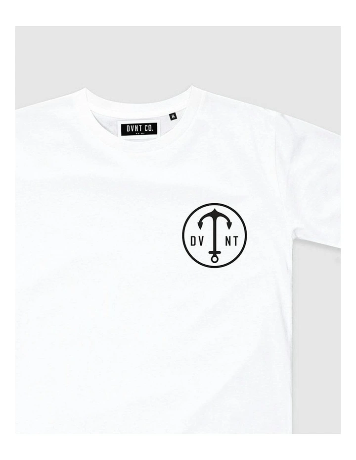 Dive Deep Tee in White image 3