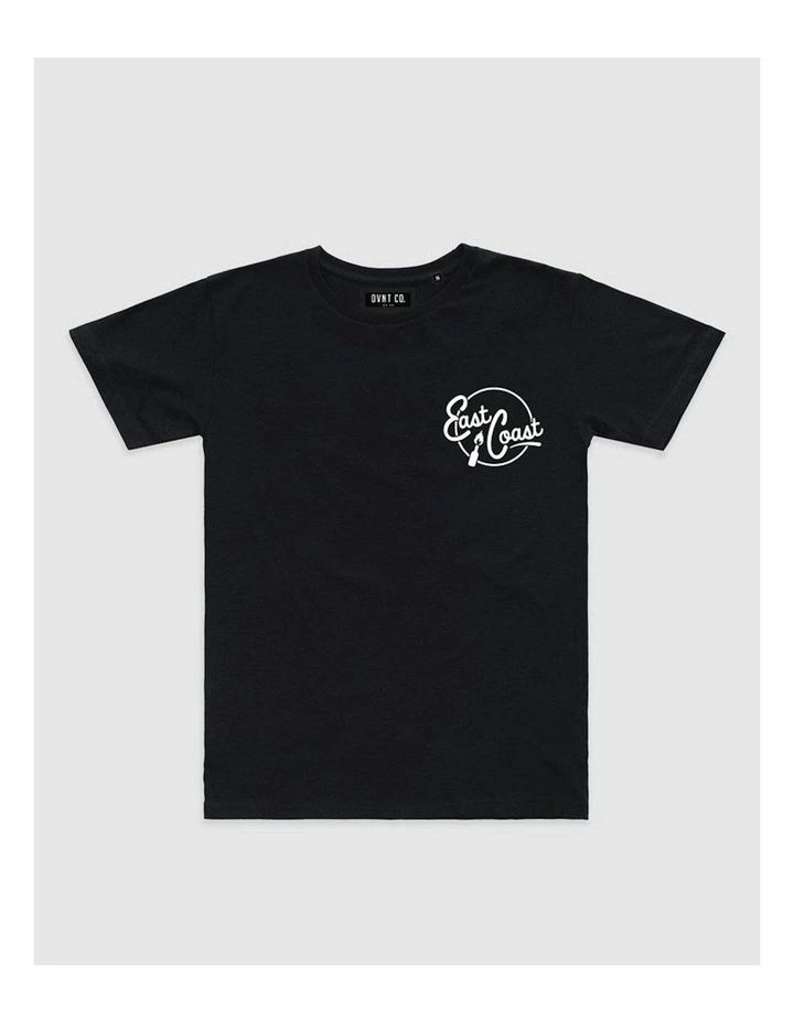 East Coast Tee in Black image 1