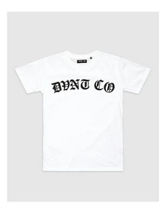 Grand Saxon Tee in White