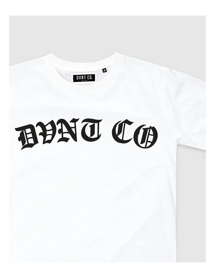 Grand Saxon Tee in White image 3