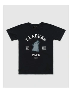 Leaders Of The Pack Tee in Black