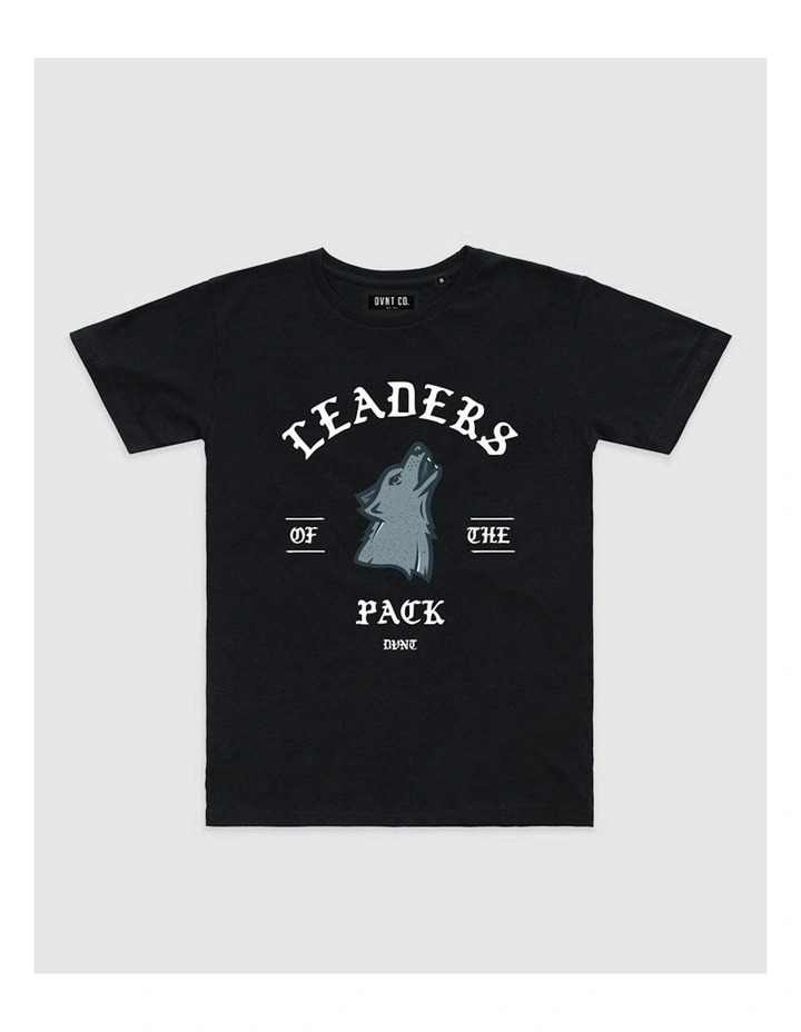 Leaders Of The Pack Tee in Black image 1