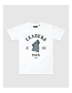 Leaders Of The Pack Tee in White