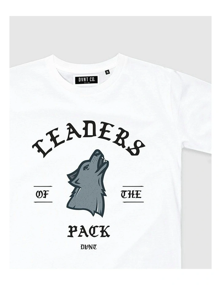 Leaders Of The Pack Tee in White image 3
