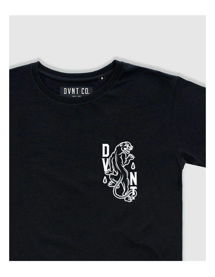 Panther Tee in Black image 3