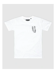Panther Tee in White