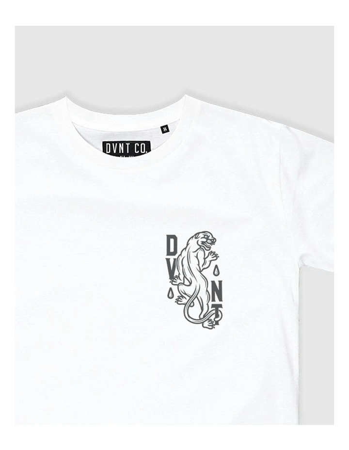 Panther Tee in White image 3