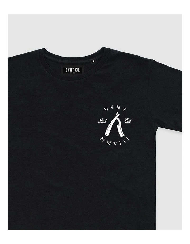 Rough Cuts Tee in Black image 3