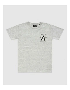 Rough Cuts Tee in Grey