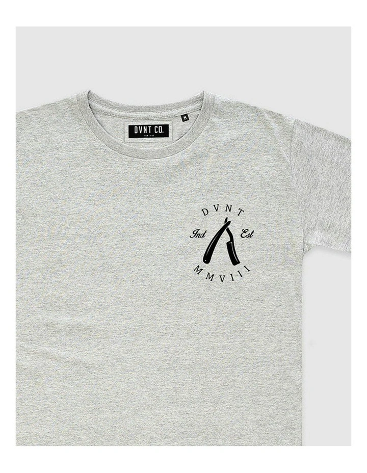 Rough Cuts Tee in Grey image 3