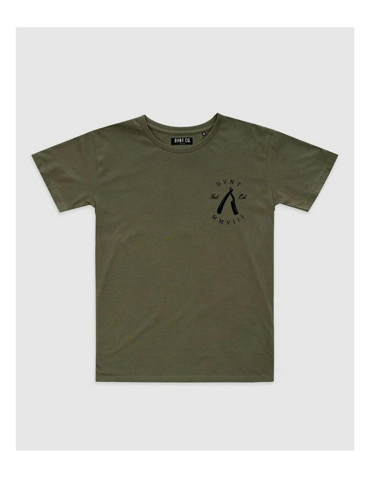 Rough Cuts Tee in Green image 1