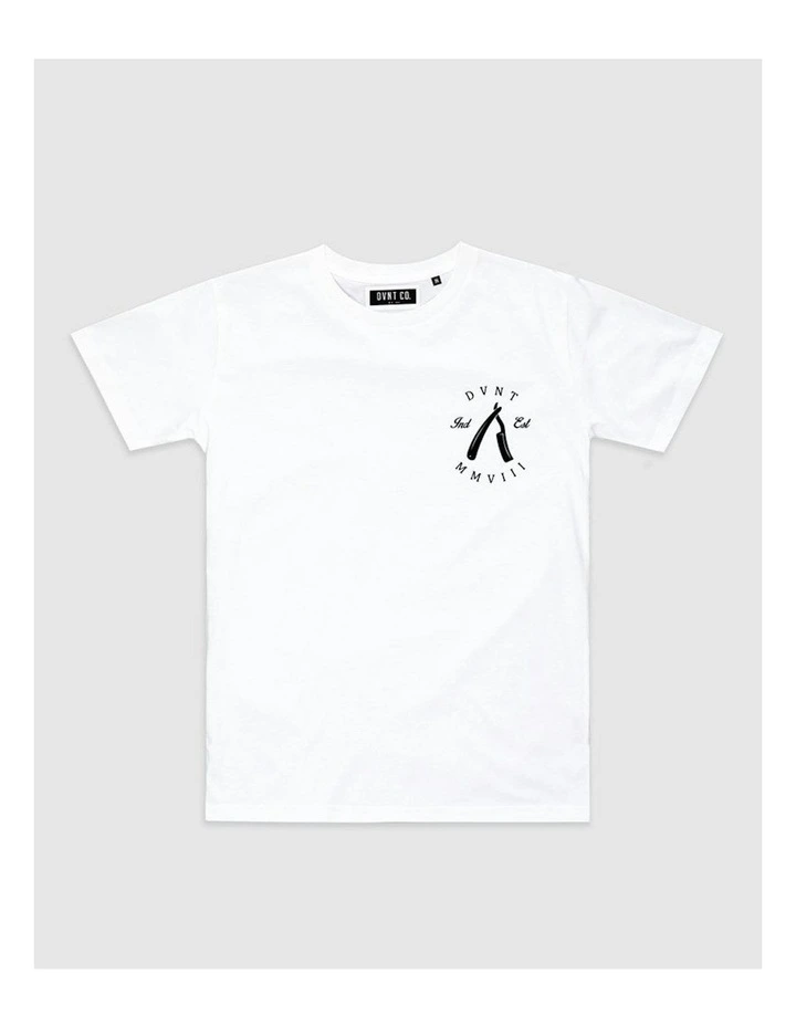 Rough Cuts Tee in White image 1