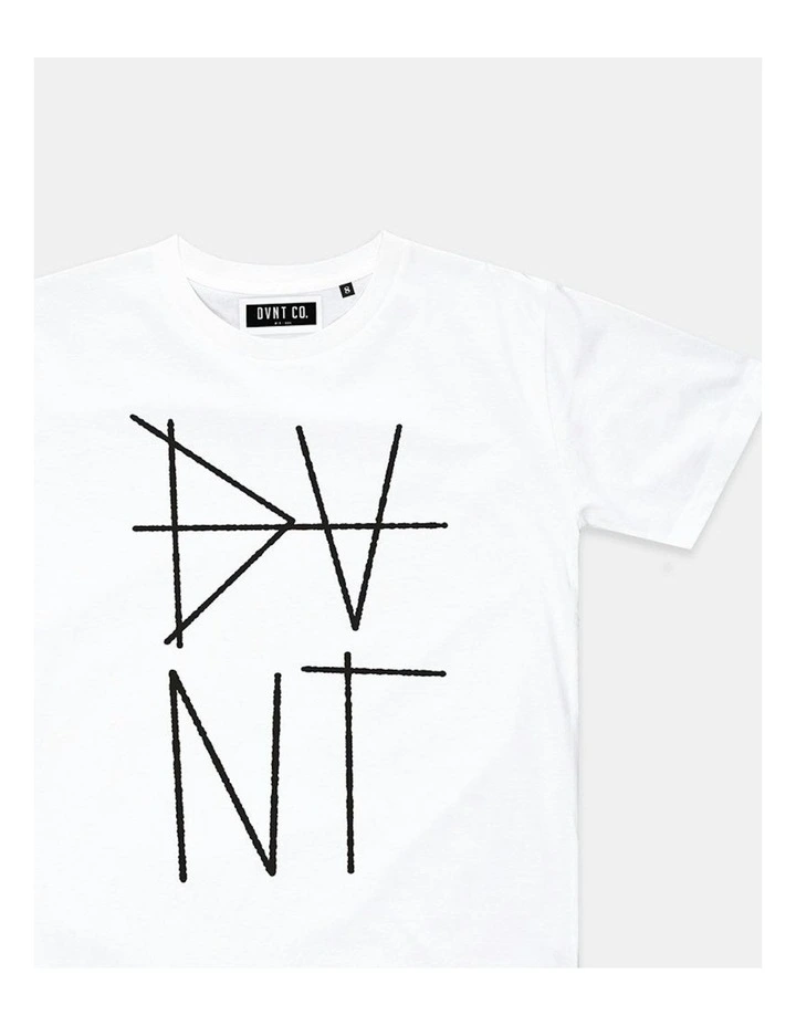 Scratch Tee in White image 3