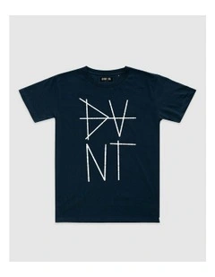 Scratch Tee in Blue