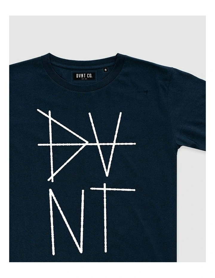 Scratch Tee in Blue image 3