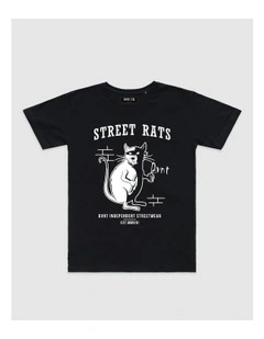 Street Rats Tee in Black