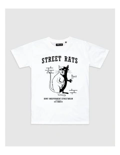 Street Rats Tee in White