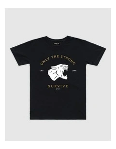 Survive Tee in Black