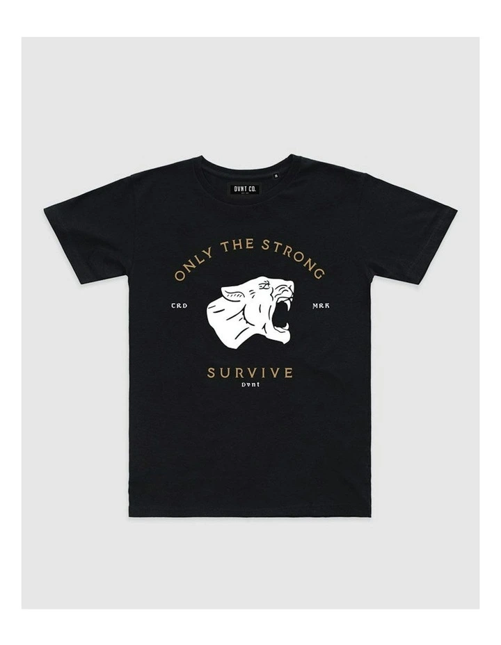 Survive Tee in Black image 1