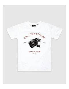 Survive Tee in White